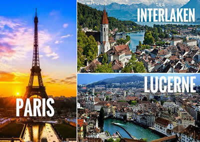 switzerland paris london tour from india